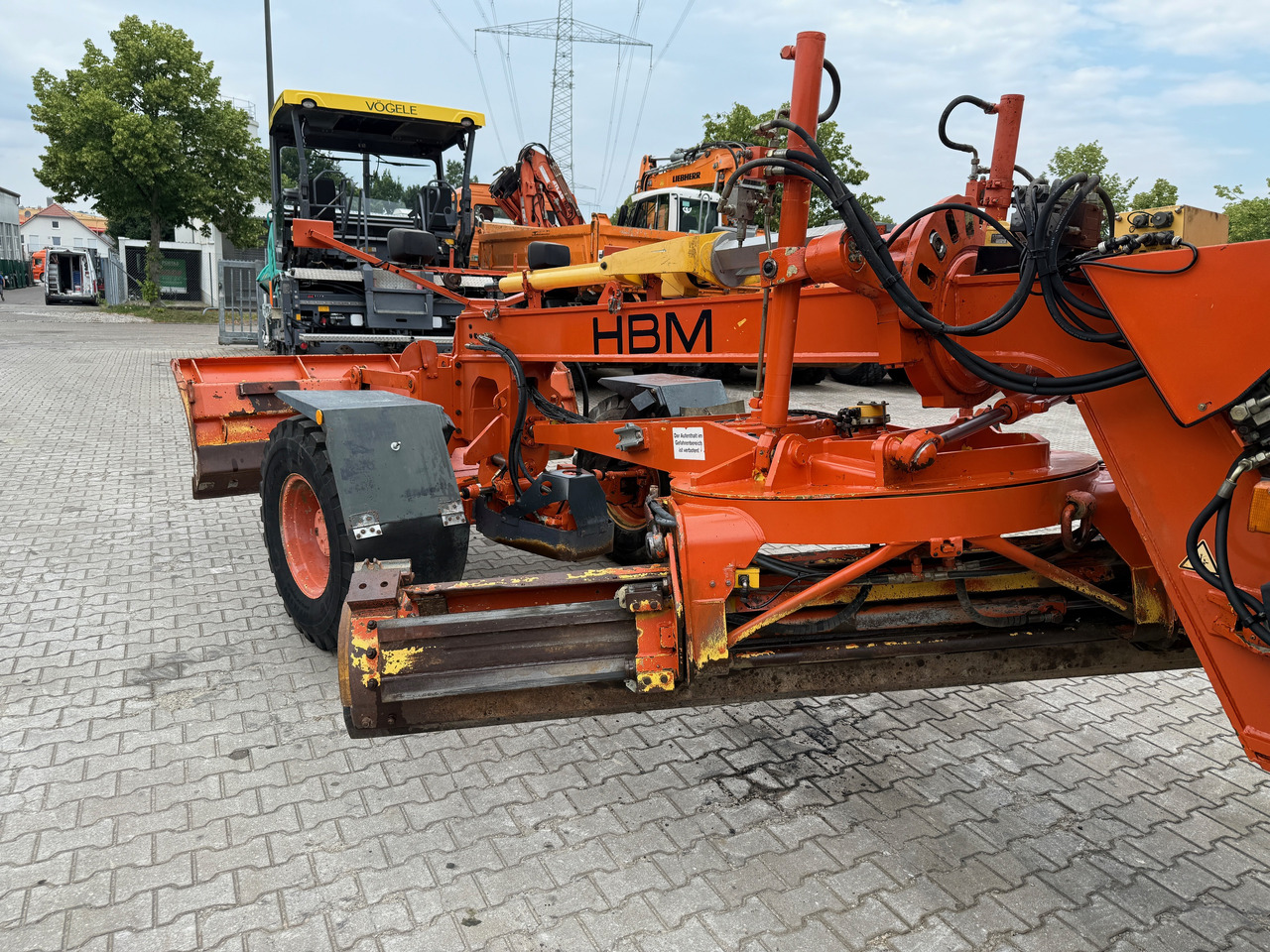 Τηλεσκοπικός μπροστινός φορτωτής HBM Nobas BG110 TA 2 Grader mit Heckaufreißer GPS: φωτογραφία 6