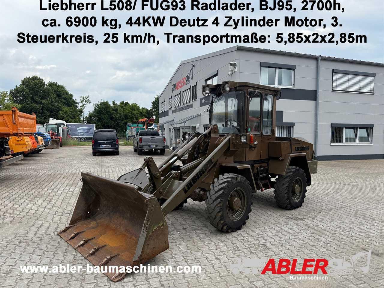 Liebherr L508 / FUG93 Radlader - Ελαστιχοφόρος φορτωτής: φωτογραφία 1 Liebherr L508 / FUG93 Radlader - Ελαστιχοφόρος φορτωτής: φωτογραφία 1
