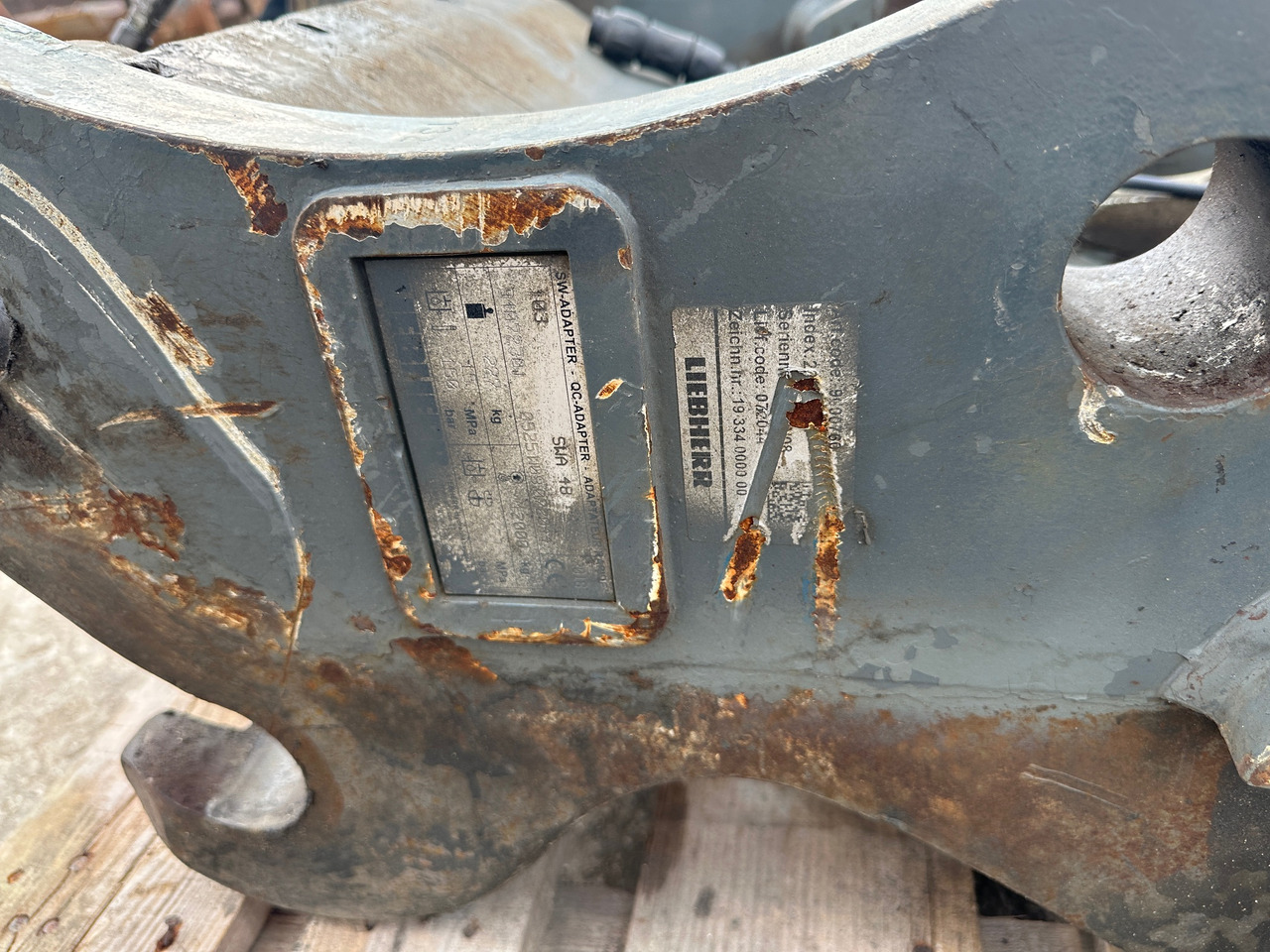 Ταχυσύνδεσμος Likufix Liebherr SWA48 Schnellwechsler Vollhydraulisch: φωτογραφία 8