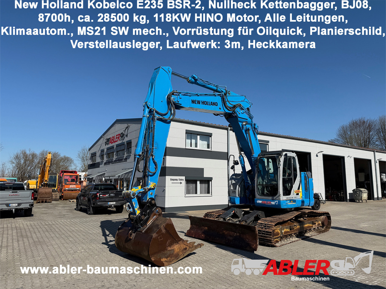 New Holland Kobeclo E235 BSR-2 Nullheck Kettenbagger MS21 - Εκσκαφέας: φωτογραφία 1 New Holland Kobeclo E235 BSR-2 Nullheck Kettenbagger MS21 - Εκσκαφέας: φωτογραφία 1