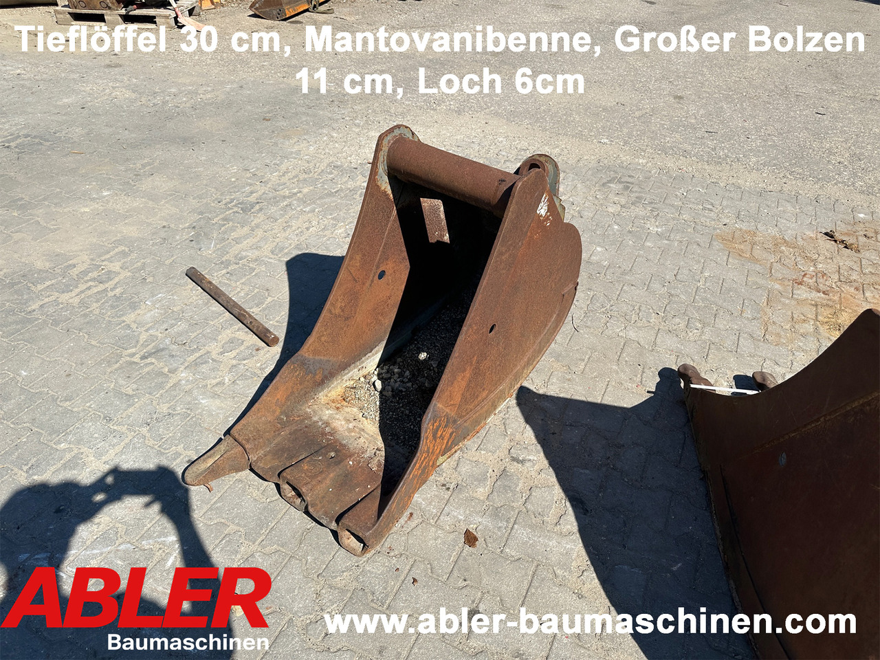 Tieflöffel 30cm Mantovanibenne - Κουβάς για εκσκαφέα: φωτογραφία 1 Tieflöffel 30cm Mantovanibenne - Κουβάς για εκσκαφέα: φωτογραφία 1