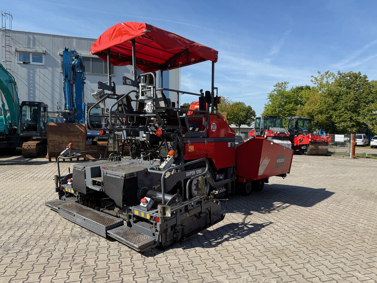 Vögele Super 1203 Asphalt-Radfertiger - Διαστρωτήρας ασφάλτου: φωτογραφία 4 Vögele Super 1203 Asphalt-Radfertiger - Διαστρωτήρας ασφάλτου: φωτογραφία 4