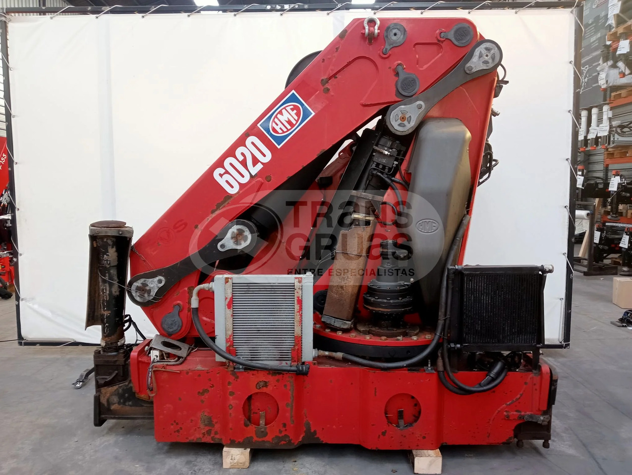 Grúa hidráulica HMF 6020 - Γερανός παπαγάλος: φωτογραφία 3 Grúa hidráulica HMF 6020 - Γερανός παπαγάλος: φωτογραφία 3