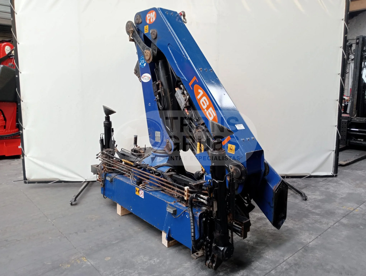 Grúa hidráulica PM 16524 - Γερανός παπαγάλος: φωτογραφία 3 Grúa hidráulica PM 16524 - Γερανός παπαγάλος: φωτογραφία 3