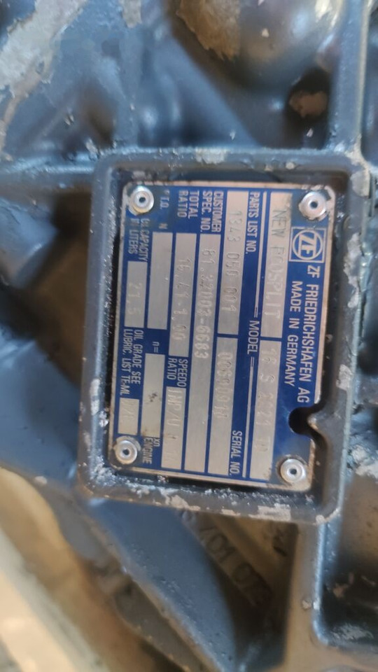 ZF 16s2221 MAN TGA, TGX truck - Κιβώτιο ταχυτήτων για Φορτηγό: φωτογραφία 4 ZF 16s2221 MAN TGA, TGX truck - Κιβώτιο ταχυτήτων για Φορτηγό: φωτογραφία 4