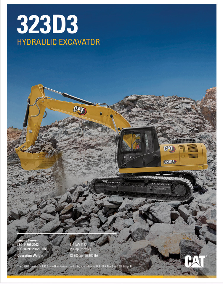 CATERPILLAR 323D3 Hydraulic Excavator - Ερπυστριοφόρος εκσκαφέας: φωτογραφία 2 CATERPILLAR 323D3 Hydraulic Excavator - Ερπυστριοφόρος εκσκαφέας: φωτογραφία 2