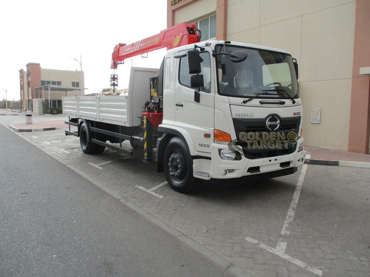 HINO 500 1625 4x2 with SANY PALFINGER SPS16000 Crane - Φορτηγό με γερανό: φωτογραφία 1 HINO 500 1625 4x2 with SANY PALFINGER SPS16000 Crane - Φορτηγό με γερανό: φωτογραφία 1