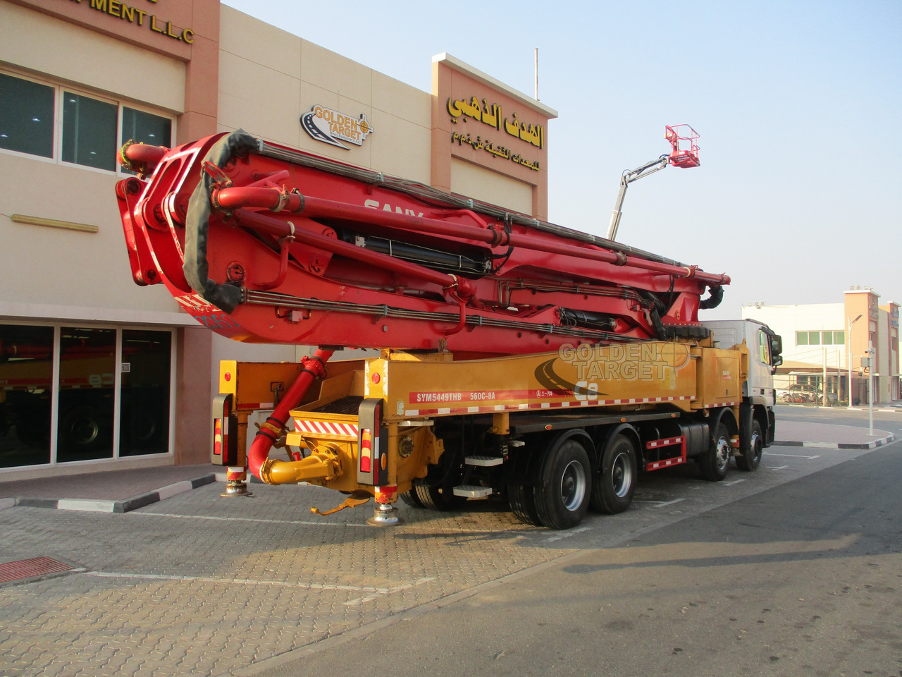 Mercedes ACTROS 4144 8x4 SANY 56m Concrete Pump - Αντλία σκυροδέματος: φωτογραφία 3 Mercedes ACTROS 4144 8x4 SANY 56m Concrete Pump - Αντλία σκυροδέματος: φωτογραφία 3