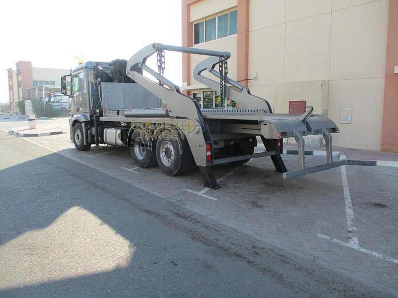 Mercedes-Benz 2642 6×2 Double Skip Loader with HIAB Crane - Φορτωτής: φωτογραφία 5 Mercedes-Benz 2642 6×2 Double Skip Loader with HIAB Crane - Φορτωτής: φωτογραφία 5