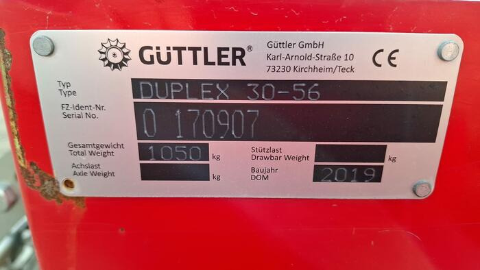 Güttler Prismenwalze Duplex 30-56 Frontpacker - Φρεζοσβαρνα: φωτογραφία 5 Güttler Prismenwalze Duplex 30-56 Frontpacker - Φρεζοσβαρνα: φωτογραφία 5