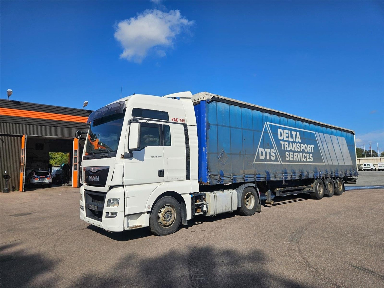 Dragbil med trailer MAN TGX 18.440 4X2 BLS -2015 | Kögel - Τράκτορας, Επικαθήμενο κουρτίνα: φωτογραφία 1 Dragbil med trailer MAN TGX 18.440 4X2 BLS -2015 | Kögel - Τράκτορας, Επικαθήμενο κουρτίνα: φωτογραφία 1