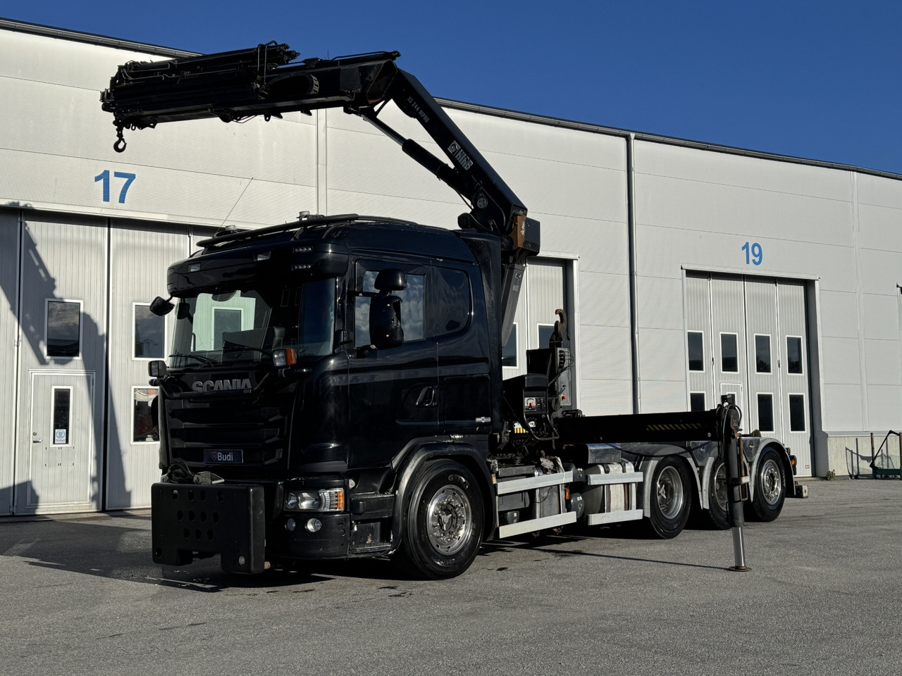 Kranväxlare Scania G450 LB 8X4*4 HNB -2015 | HIAB Plogförberedd - Φορτηγό φόρτωσης γάντζου, Φορτηγό με γερανό: φωτογραφία 1 Kranväxlare Scania G450 LB 8X4*4 HNB -2015 | HIAB Plogförberedd - Φορτηγό φόρτωσης γάντζου, Φορτηγό με γερανό: φωτογραφία 1