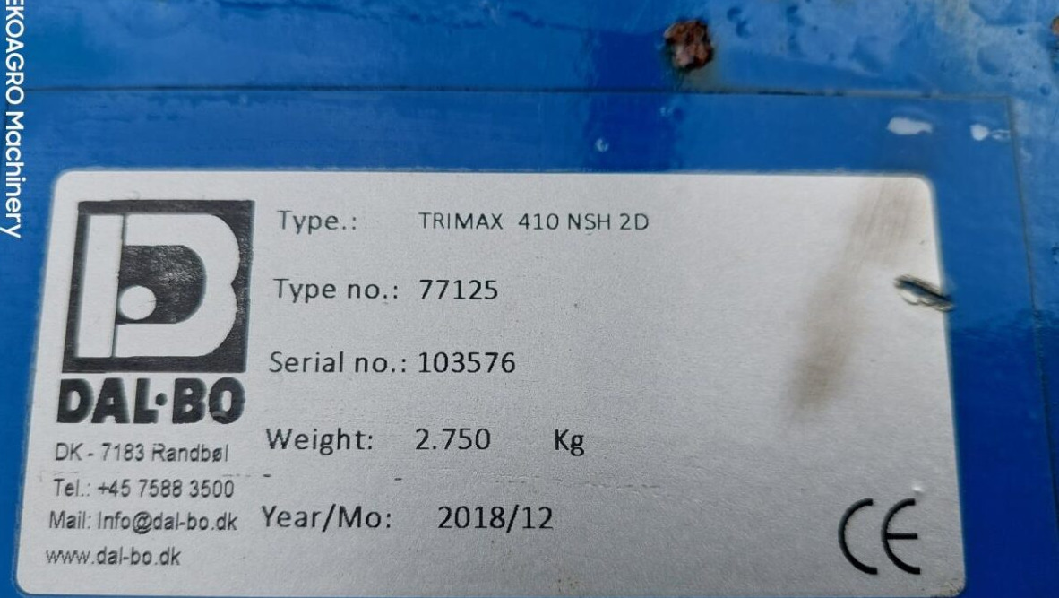 Σβάρνα Dalbo Trimax 410: φωτογραφία 15 Σβάρνα Dalbo Trimax 410: φωτογραφία 15