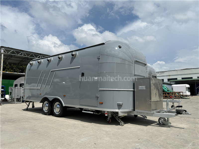 Burger Food Truck Grey Airstream Food Trailer=,Coffee Trailer - Ρυμουλκούμενη καντίνα: φωτογραφία 3 Burger Food Truck Grey Airstream Food Trailer=,Coffee Trailer - Ρυμουλκούμενη καντίνα: φωτογραφία 3