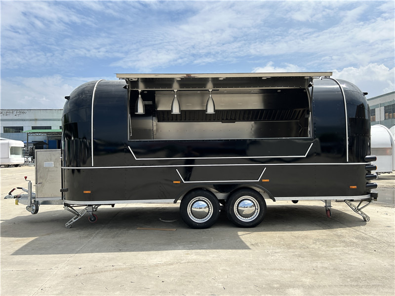 Burger Van Black Airstream Food Truck,Food Trailer,foodtruck - Ρυμουλκούμενη καντίνα: φωτογραφία 1 Burger Van Black Airstream Food Truck,Food Trailer,foodtruck - Ρυμουλκούμενη καντίνα: φωτογραφία 1