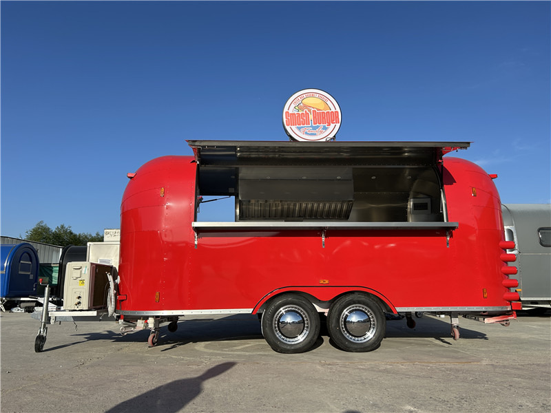 Καινούριο Ρυμουλκούμενη καντίνα Burger Van Smash Burger Trailer |Handcrafted Burgers & Fries Food Truck: φωτογραφία 6