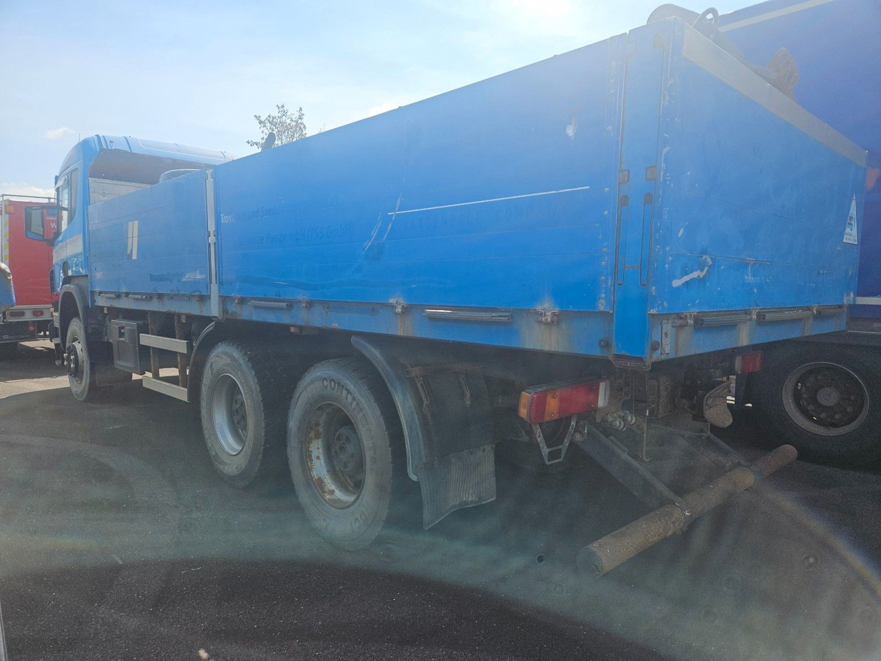 Scania P340 6x6 Pritsche Schaltgetriebe Blatt/Blatt - Φορτηγό με ανοιχτή καρότσα: φωτογραφία 4 Scania P340 6x6 Pritsche Schaltgetriebe Blatt/Blatt - Φορτηγό με ανοιχτή καρότσα: φωτογραφία 4