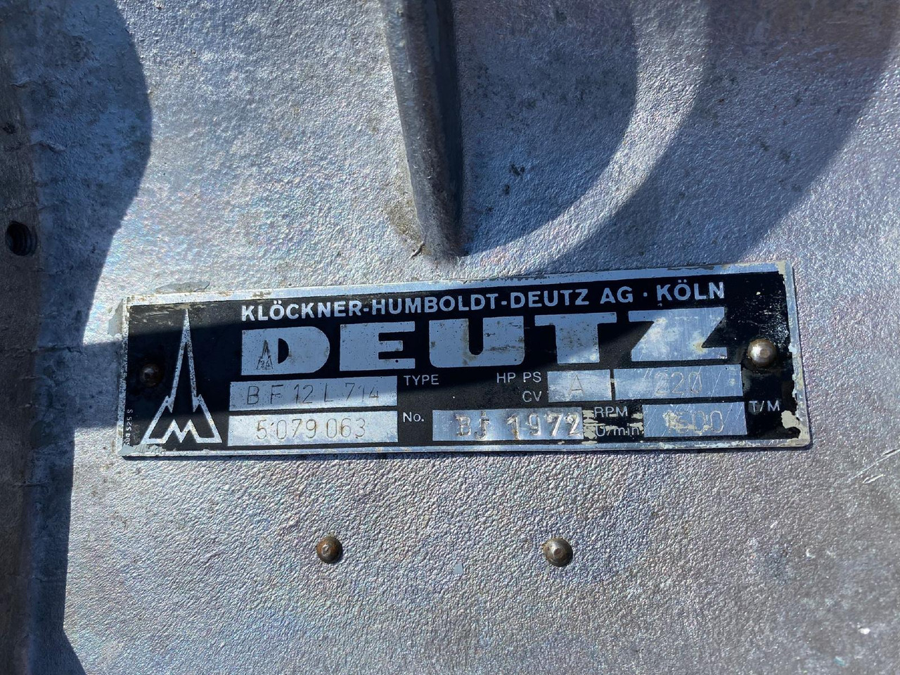 Deutz BF12L714 - Κινητήρας για Κατασκευή μηχανήματα: φωτογραφία 3 Deutz BF12L714 - Κινητήρας για Κατασκευή μηχανήματα: φωτογραφία 3