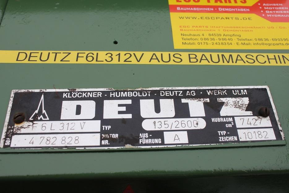 Deutz F6L312V - Κινητήρας για Κατασκευή μηχανήματα: φωτογραφία 3 Deutz F6L312V - Κινητήρας για Κατασκευή μηχανήματα: φωτογραφία 3