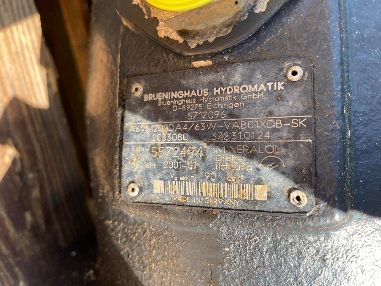 Hydromatik A6VM 200 DA aus L564 - Υδραυλική αντλία για Κατασκευή μηχανήματα: φωτογραφία 2 Hydromatik A6VM 200 DA aus L564 - Υδραυλική αντλία για Κατασκευή μηχανήματα: φωτογραφία 2