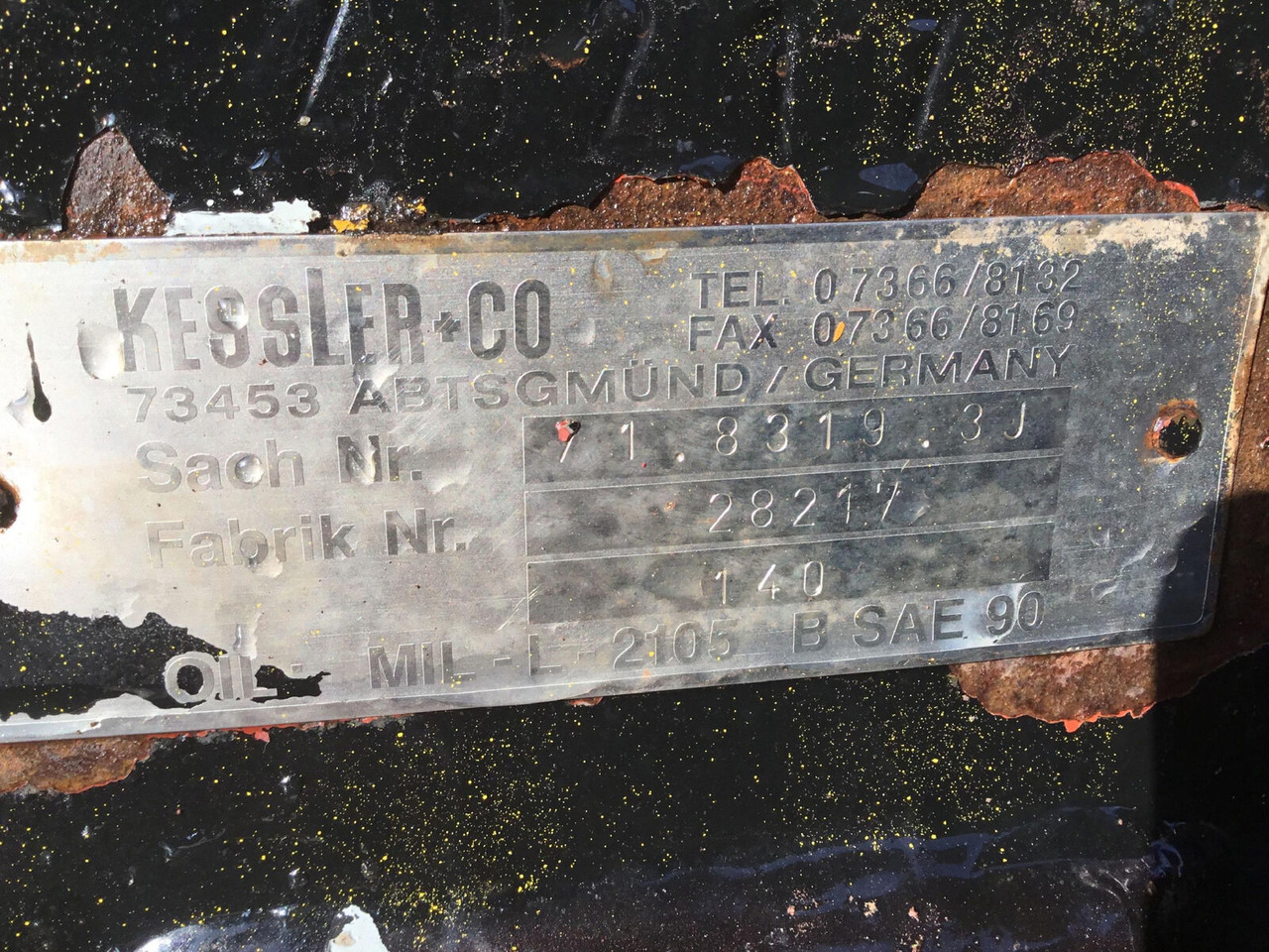 Liebherr LTM 1050-1 axle 2 - Αξονας και ανταλλακτικά για Τηλεσκοπικός γερανός: φωτογραφία 5 Liebherr LTM 1050-1 axle 2 - Αξονας και ανταλλακτικά για Τηλεσκοπικός γερανός: φωτογραφία 5