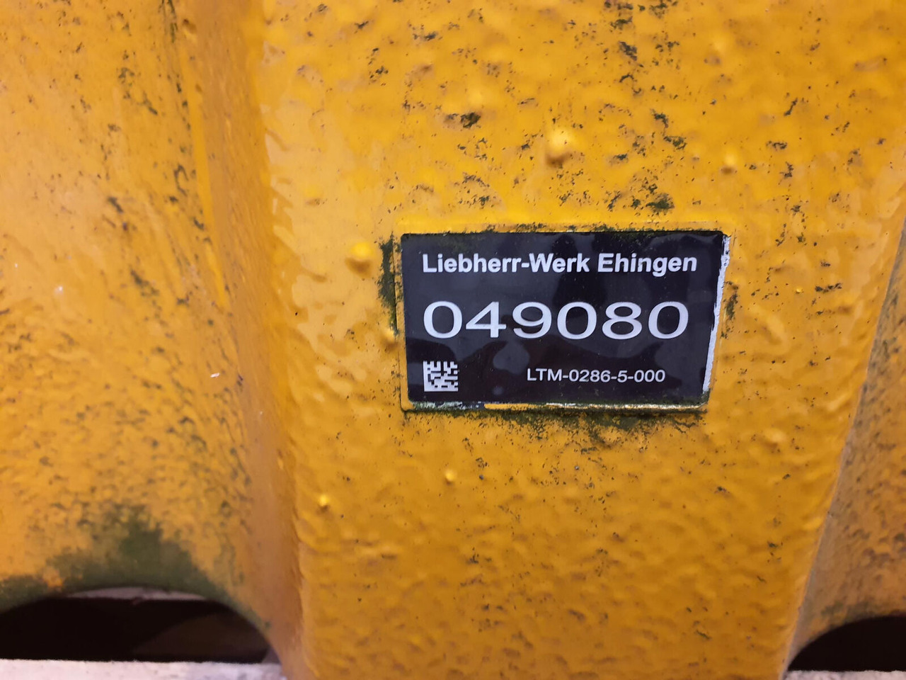 Αντίβαρο για Τηλεσκοπικός γερανός Liebherr LTM 1150-5.3 counterweight 0.8T: φωτογραφία 6