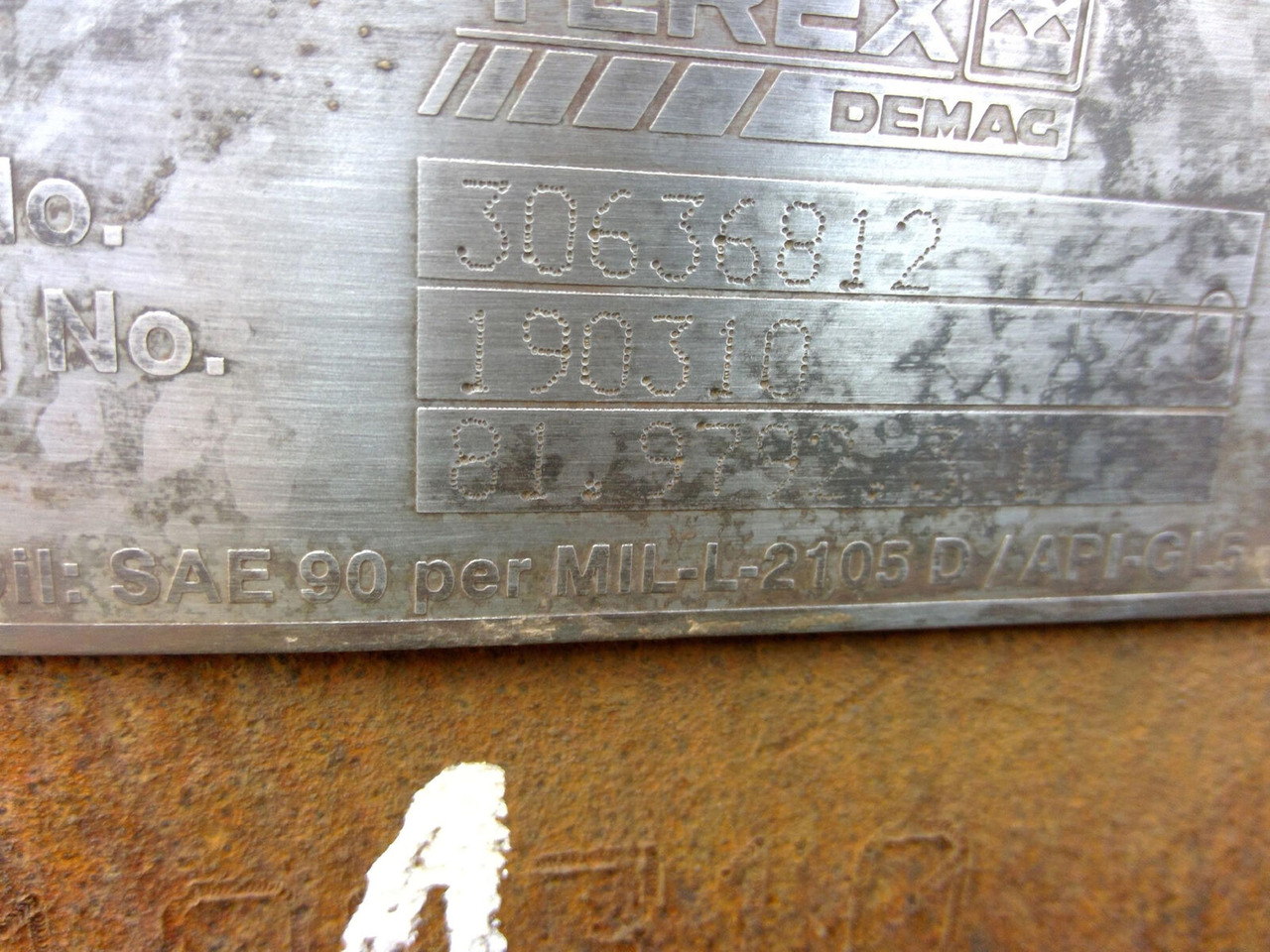 Terex AC 350 axle 1 - Αξονας και ανταλλακτικά για Τηλεσκοπικός γερανός: φωτογραφία 5 Terex AC 350 axle 1 - Αξονας και ανταλλακτικά για Τηλεσκοπικός γερανός: φωτογραφία 5