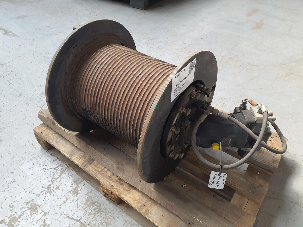 Terex Terex-Demag AC 35 Winch - Βίντσι για Τηλεσκοπικός γερανός: φωτογραφία 2 Terex Terex-Demag AC 35 Winch - Βίντσι για Τηλεσκοπικός γερανός: φωτογραφία 2