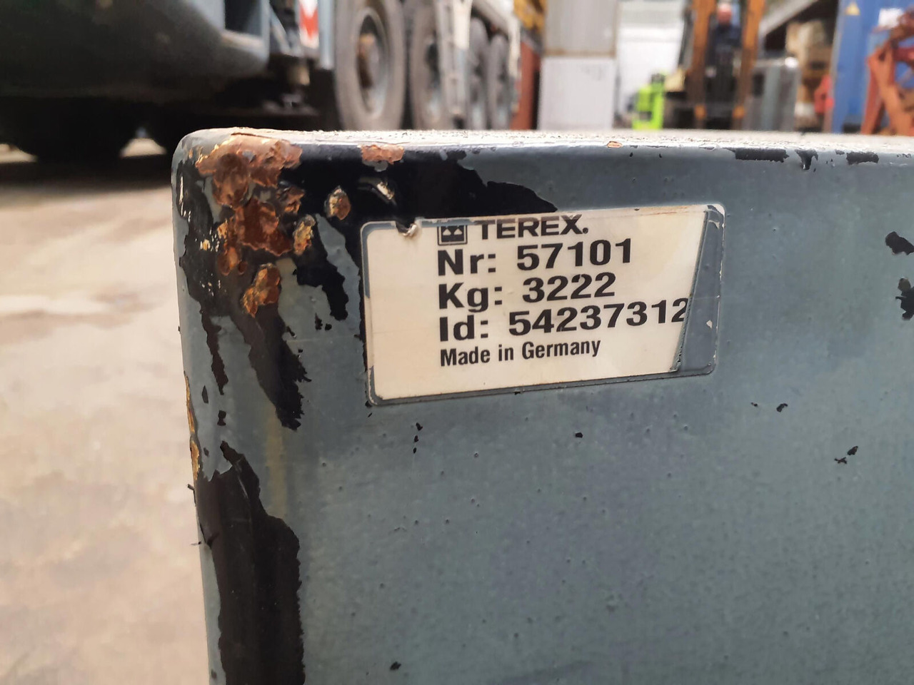 Terex Terex Demag Challenger 4200 counterweight 3.2 Ton - Αντίβαρο για Τηλεσκοπικός γερανός: φωτογραφία 5 Terex Terex Demag Challenger 4200 counterweight 3.2 Ton - Αντίβαρο για Τηλεσκοπικός γερανός: φωτογραφία 5
