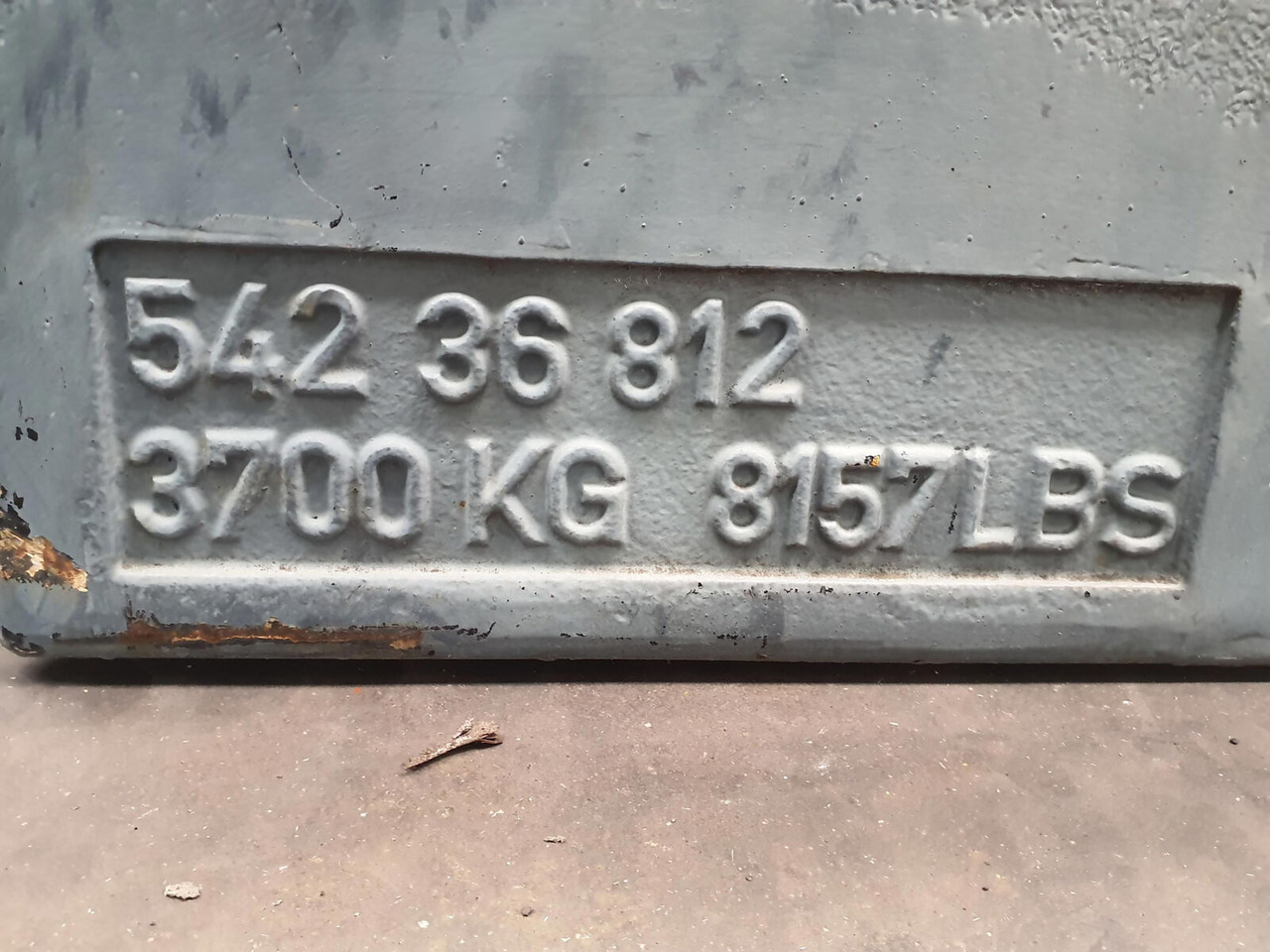 Terex Terex Demag Challenger 4200 counterweight 3.7 Ton - Αντίβαρο για Τηλεσκοπικός γερανός: φωτογραφία 5 Terex Terex Demag Challenger 4200 counterweight 3.7 Ton - Αντίβαρο για Τηλεσκοπικός γερανός: φωτογραφία 5