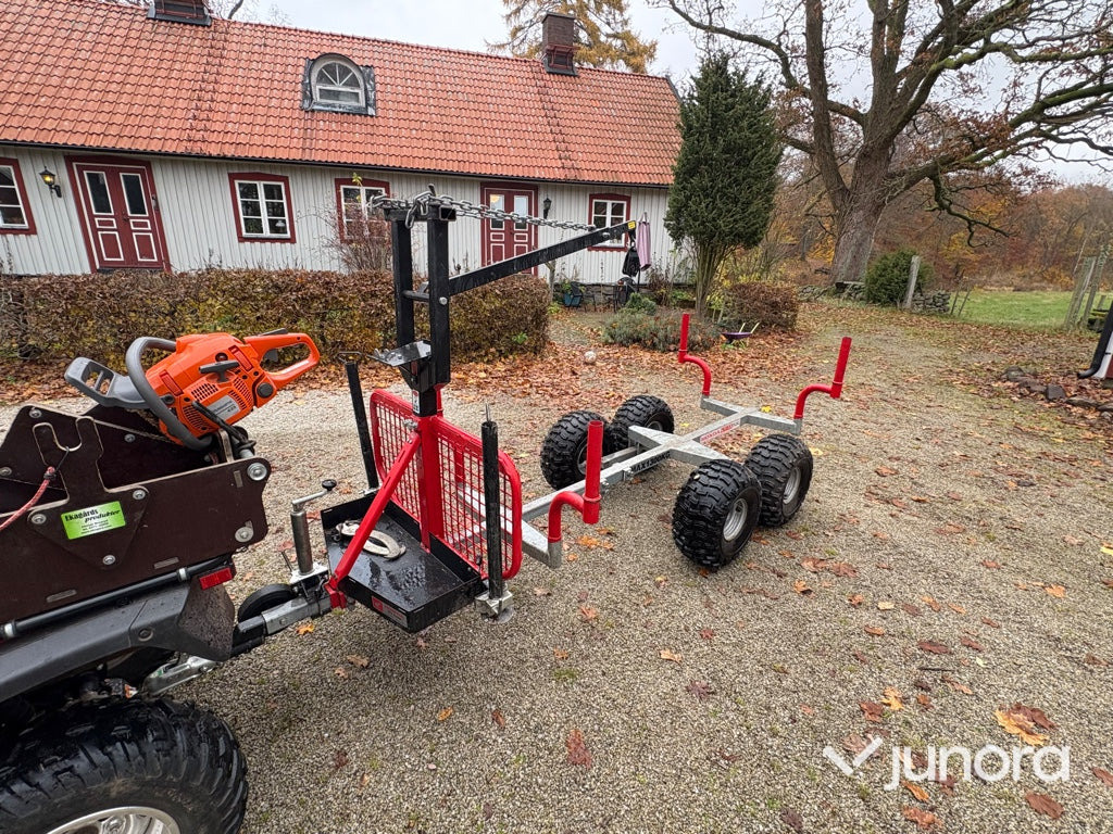 ATV timmervagn - Honda LT-13 - Δασική ρυμούλκα: φωτογραφία 4 ATV timmervagn - Honda LT-13 - Δασική ρυμούλκα: φωτογραφία 4