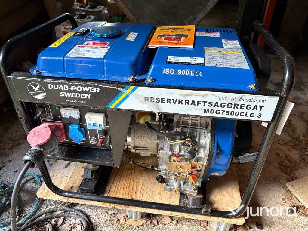 Dieselelverk DUAB-Power MDG7500CLE-3 - Βιομηχανική γεννήτρια: φωτογραφία 2 Dieselelverk DUAB-Power MDG7500CLE-3 - Βιομηχανική γεννήτρια: φωτογραφία 2