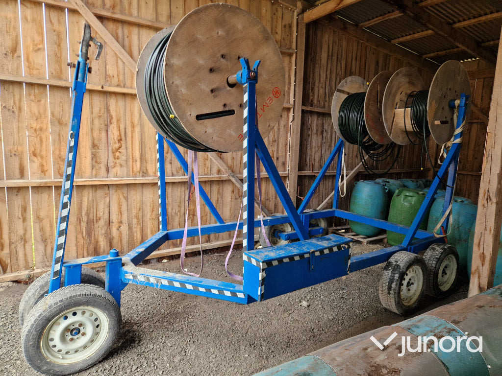 Kabelvagn - Ρυμουλκούμενο μεταφοράς τυμπάνου καλωδίου: φωτογραφία 1 Kabelvagn - Ρυμουλκούμενο μεταφοράς τυμπάνου καλωδίου: φωτογραφία 1