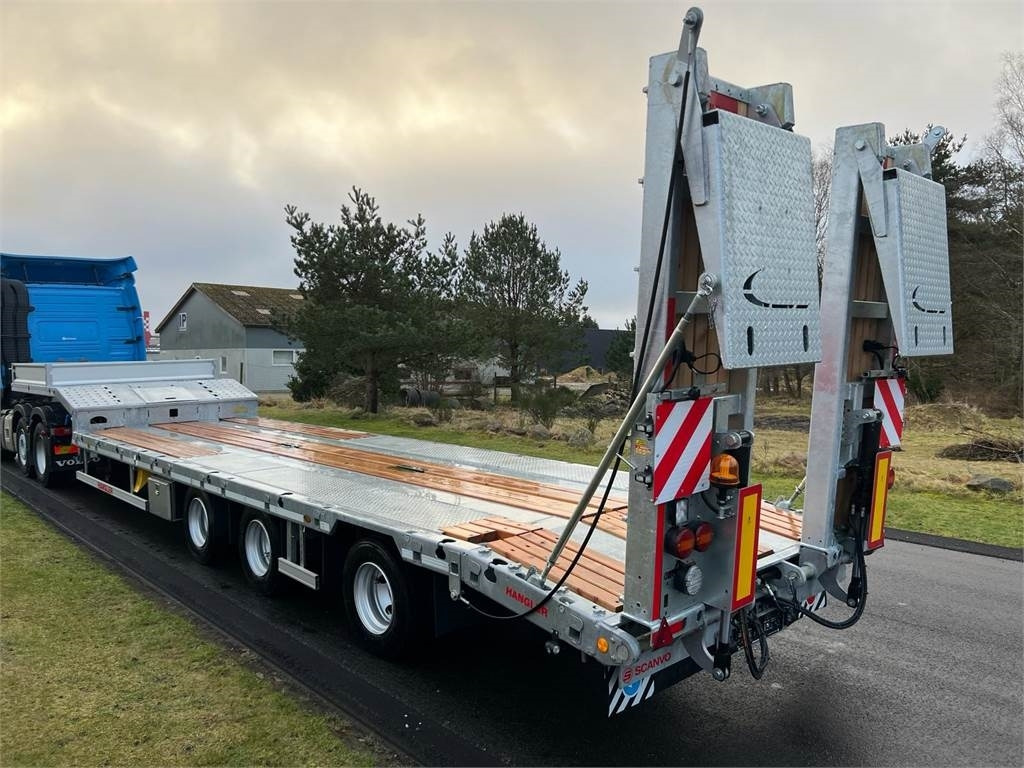 Επικαθήμενο με χαμηλό δάπεδο Hangler SDS-H 510-T 3-aks maskintrailer - dobbelt ramper: φωτογραφία 6