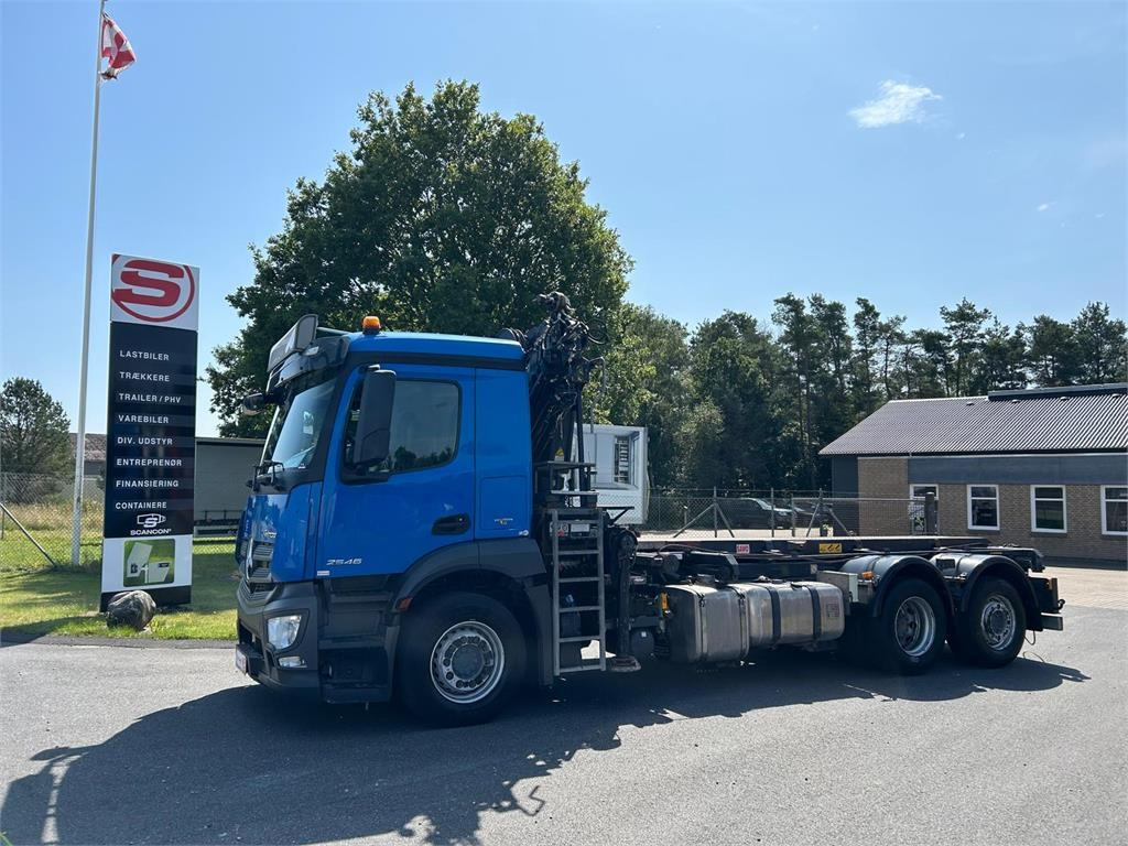 Mercedes-Benz Antos 2546 - Hiab 192 E kran  - Φορτηγό καδοφόρος φορτωτής: φωτογραφία 1 Mercedes-Benz Antos 2546 - Hiab 192 E kran  - Φορτηγό καδοφόρος φορτωτής: φωτογραφία 1