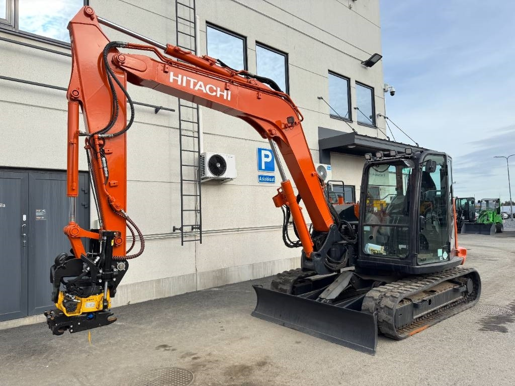 Hitachi ZX85USB-6, Uudella engcon EC209 tiltillä - Μίνι εκσκαφέας: φωτογραφία 2 Hitachi ZX85USB-6, Uudella engcon EC209 tiltillä - Μίνι εκσκαφέας: φωτογραφία 2