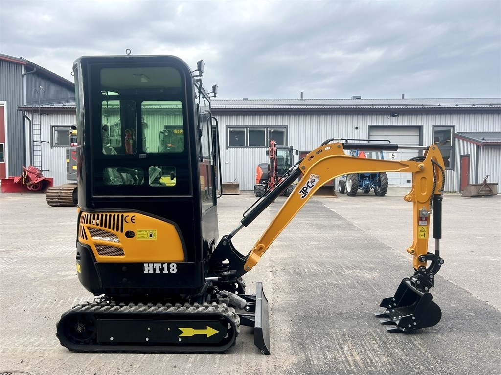 Μίνι εκσκαφέας JPC HT18 HYTILLÄ KUIN UUSI: φωτογραφία 6
