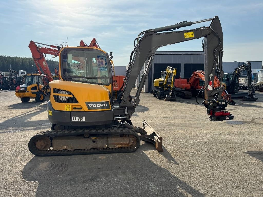 Μίνι εκσκαφέας Volvo ECR58D PYÖRITTÄJÄLLÄ: φωτογραφία 6