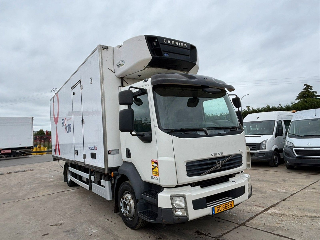 Φορτηγό ψυγείο Volvo FL 250. Carrier Supra -20°. EU5. Motor Defekt.: φωτογραφία 1