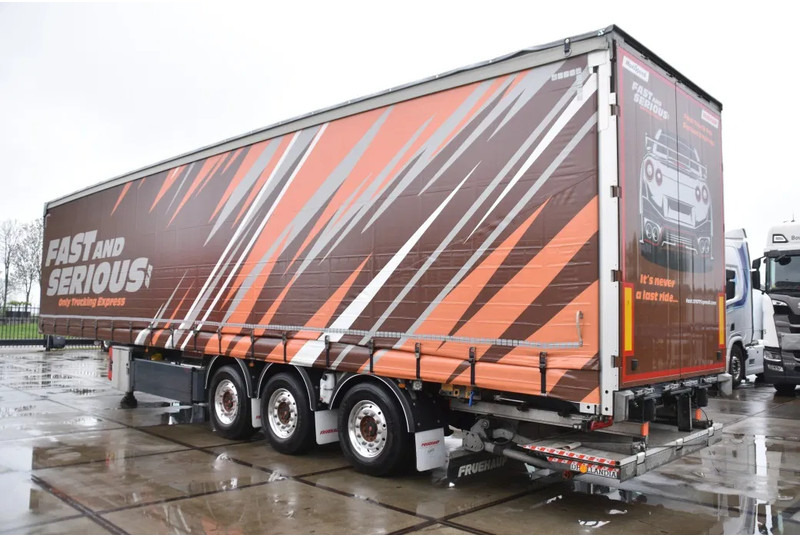 Fruehauf SLIDING CURTAINS/ROOF - TOPLIFT SYSTEM - LIFT AXLE - STEERING AXLE - SAF AXLES - ALCOA'S - DHOLLANDIA - TOP CONDITION - - Επικαθήμενο κουρτίνα: φωτογραφία 4 Fruehauf SLIDING CURTAINS/ROOF - TOPLIFT SYSTEM - LIFT AXLE - STEERING AXLE - SAF AXLES - ALCOA'S - DHOLLANDIA - TOP CONDITION - - Επικαθήμενο κουρτίνα: φωτογραφία 4
