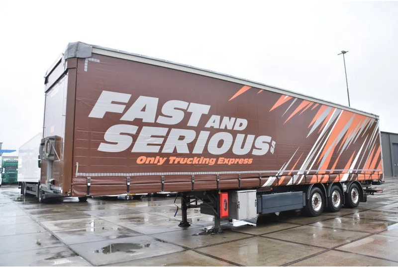 Fruehauf SLIDING CURTAINS/ROOF - TOPLIFT SYSTEM - LIFT AXLE - STEERING AXLE - SAF AXLES - ALCOA'S - DHOLLANDIA - TOP CONDITION - - Επικαθήμενο κουρτίνα: φωτογραφία 5 Fruehauf SLIDING CURTAINS/ROOF - TOPLIFT SYSTEM - LIFT AXLE - STEERING AXLE - SAF AXLES - ALCOA'S - DHOLLANDIA - TOP CONDITION - - Επικαθήμενο κουρτίνα: φωτογραφία 5