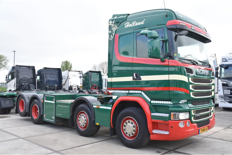 Scania R520 HL V8 8x2 - EURO 6 - MANUAL - RETARDER - WHEELBASE: 510 cm - 10 TONS FRONT AXLE - XENON - - Φορτηγό μεταφοράς εμπορευματοκιβωτίων/ Κινητό αμάξωμα: φωτογραφία 2 Scania R520 HL V8 8x2 - EURO 6 - MANUAL - RETARDER - WHEELBASE: 510 cm - 10 TONS FRONT AXLE - XENON - - Φορτηγό μεταφοράς εμπορευματοκιβωτίων/ Κινητό αμάξωμα: φωτογραφία 2