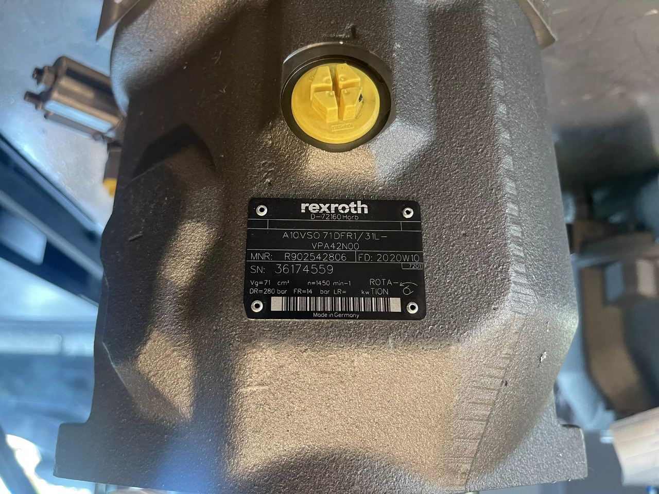 REXROTH A10VSO71DFR1/31L-VPA42N00 - Υδραυλική αντλία για Ανυψωτικό μηχάνημα: φωτογραφία 4 REXROTH A10VSO71DFR1/31L-VPA42N00 - Υδραυλική αντλία για Ανυψωτικό μηχάνημα: φωτογραφία 4