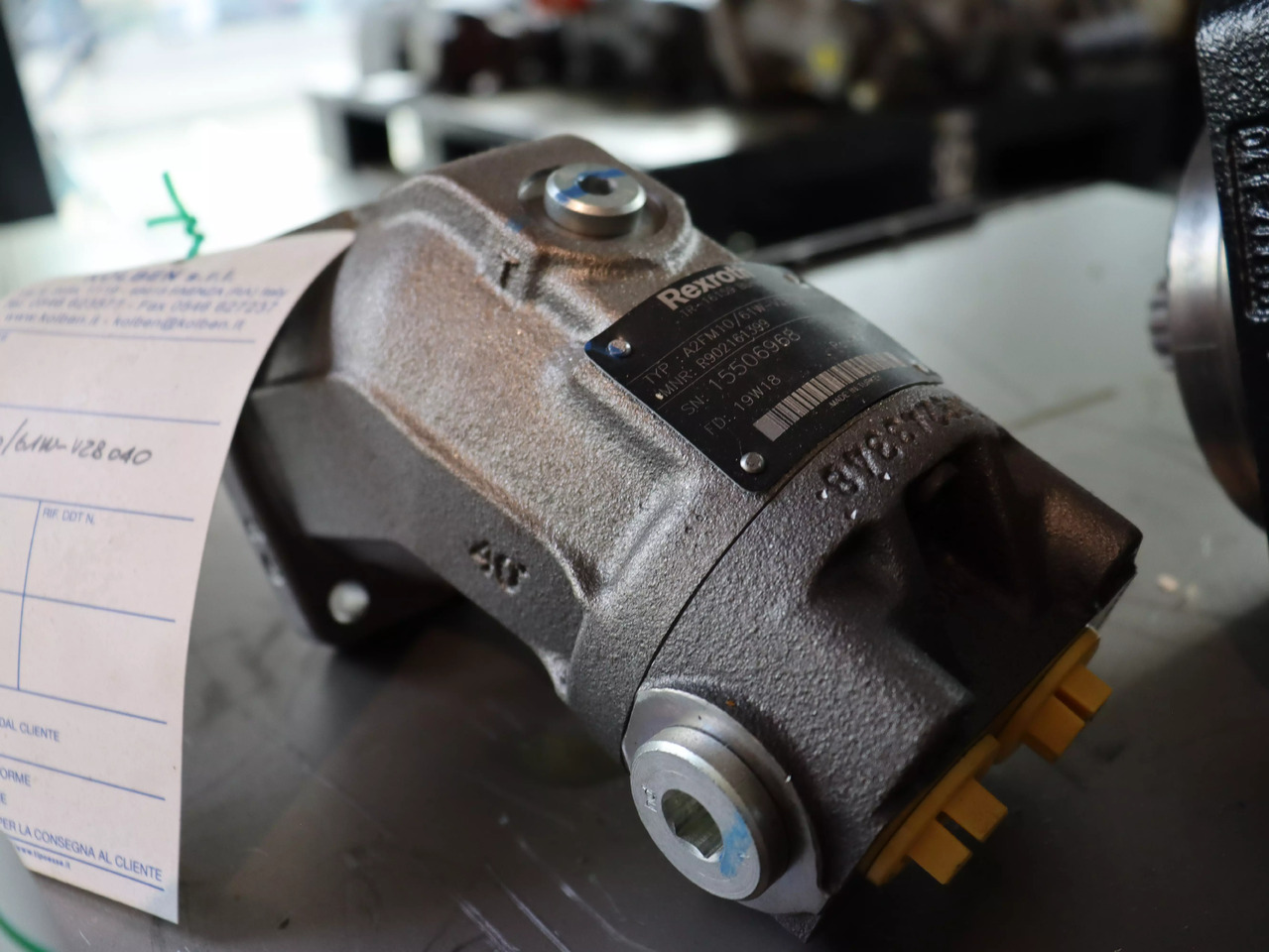 REXROTH A2FM10/61W-VZB040 - Υδραυλικός κινητήρας για Ανυψωτικό μηχάνημα: φωτογραφία 1 REXROTH A2FM10/61W-VZB040 - Υδραυλικός κινητήρας για Ανυψωτικό μηχάνημα: φωτογραφία 1