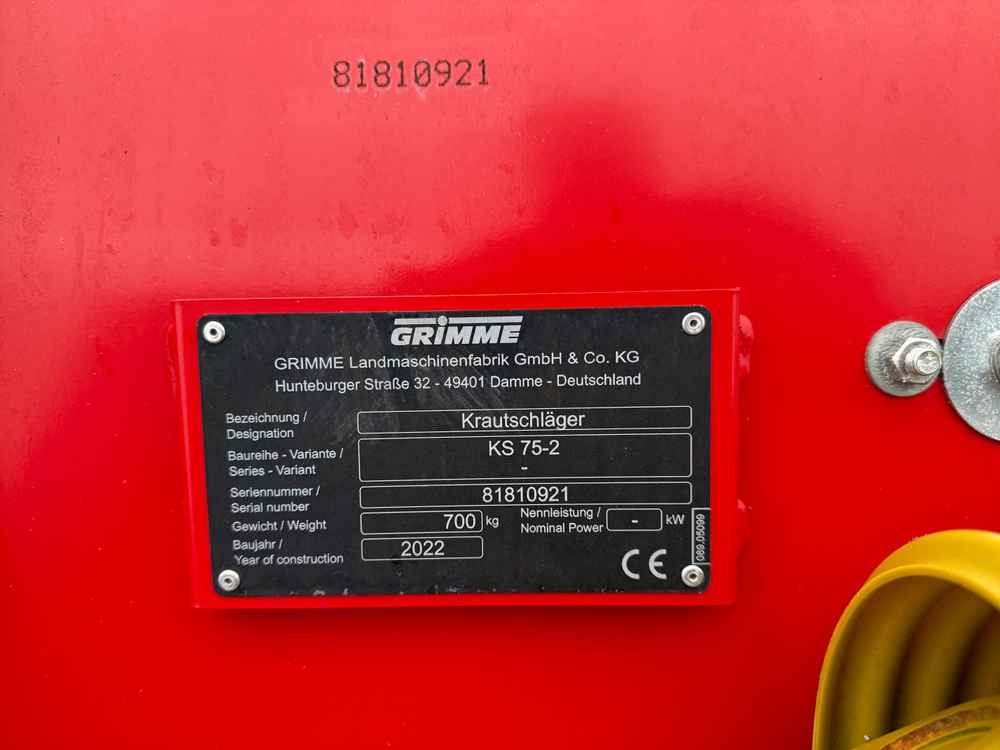 Grimme KS 75-2 - Μηχανή συγκομιδής: φωτογραφία 2 Grimme KS 75-2 - Μηχανή συγκομιδής: φωτογραφία 2
