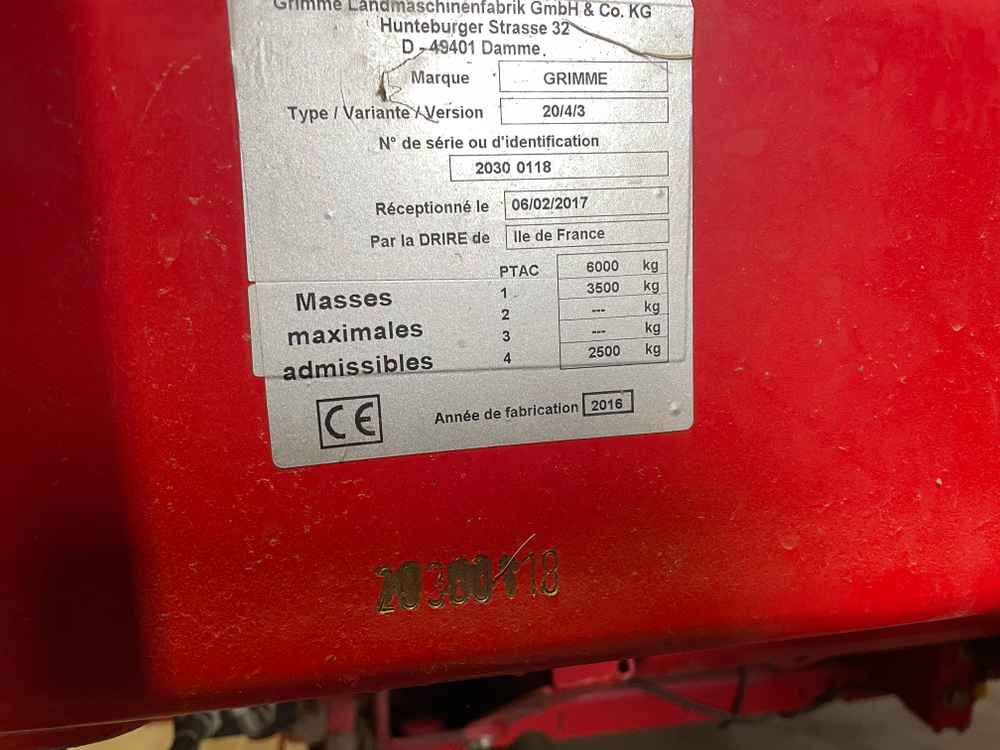Grimme GB 330 - Μηχανή συγκομιδής: φωτογραφία 5 Grimme GB 330 - Μηχανή συγκομιδής: φωτογραφία 5
