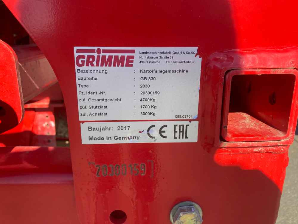 Grimme GB 330 - Μηχανή συγκομιδής: φωτογραφία 2 Grimme GB 330 - Μηχανή συγκομιδής: φωτογραφία 2