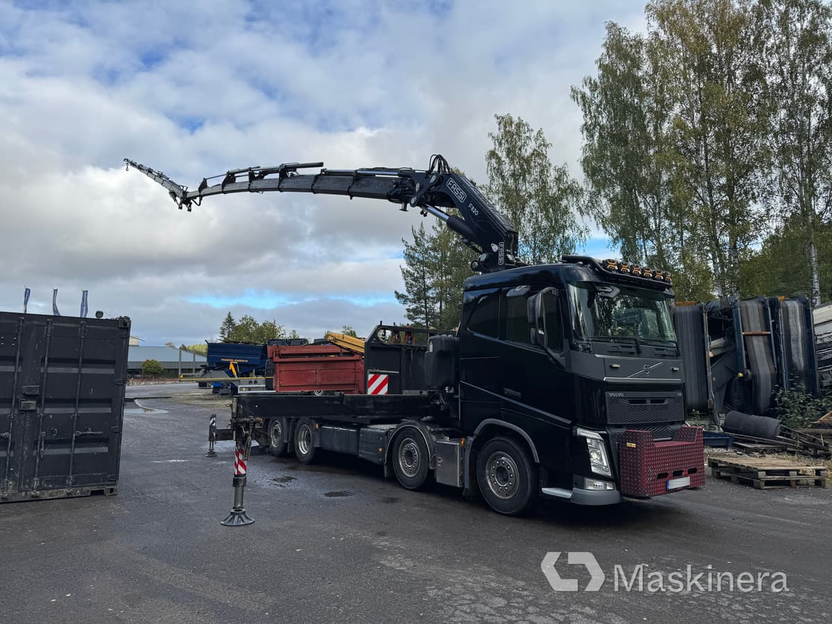 Bodbil Volvo FH 82F med Fassi F820 kran & jib - Φορτηγό με ανοιχτή καρότσα, Φορτηγό με γερανό: φωτογραφία 3 Bodbil Volvo FH 82F med Fassi F820 kran & jib - Φορτηγό με ανοιχτή καρότσα, Φορτηγό με γερανό: φωτογραφία 3