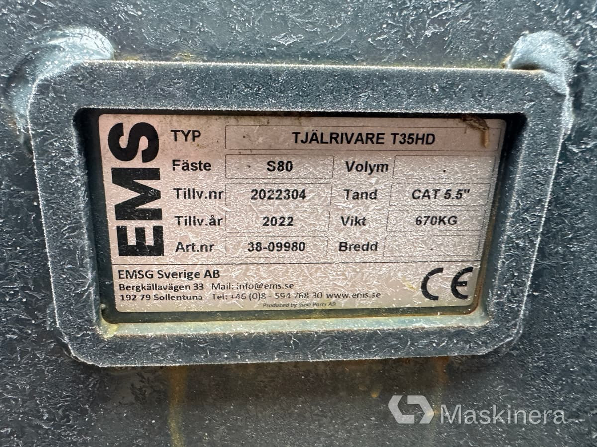 EMS Tjälrivare T35HD Tjälkrok EMS S80 - Νύχι: φωτογραφία 5 EMS Tjälrivare T35HD Tjälkrok EMS S80 - Νύχι: φωτογραφία 5