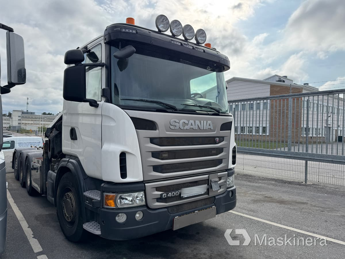 Lastväxlare Scania G400LB8X4*4HNA med HIAB kran - Φορτηγό φόρτωσης γάντζου, Φορτηγό με γερανό: φωτογραφία 3 Lastväxlare Scania G400LB8X4*4HNA med HIAB kran - Φορτηγό φόρτωσης γάντζου, Φορτηγό με γερανό: φωτογραφία 3